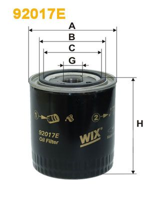 WIX FILTERS Hydrauliikkasuodatin, automaattivaihteisto 92017E